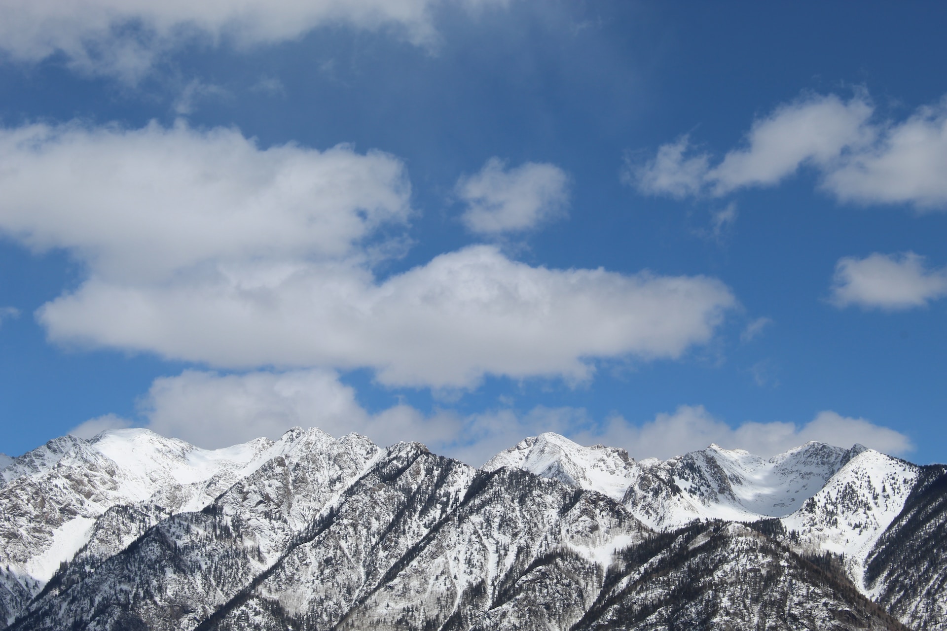 Durango, CO snow-capped mountains